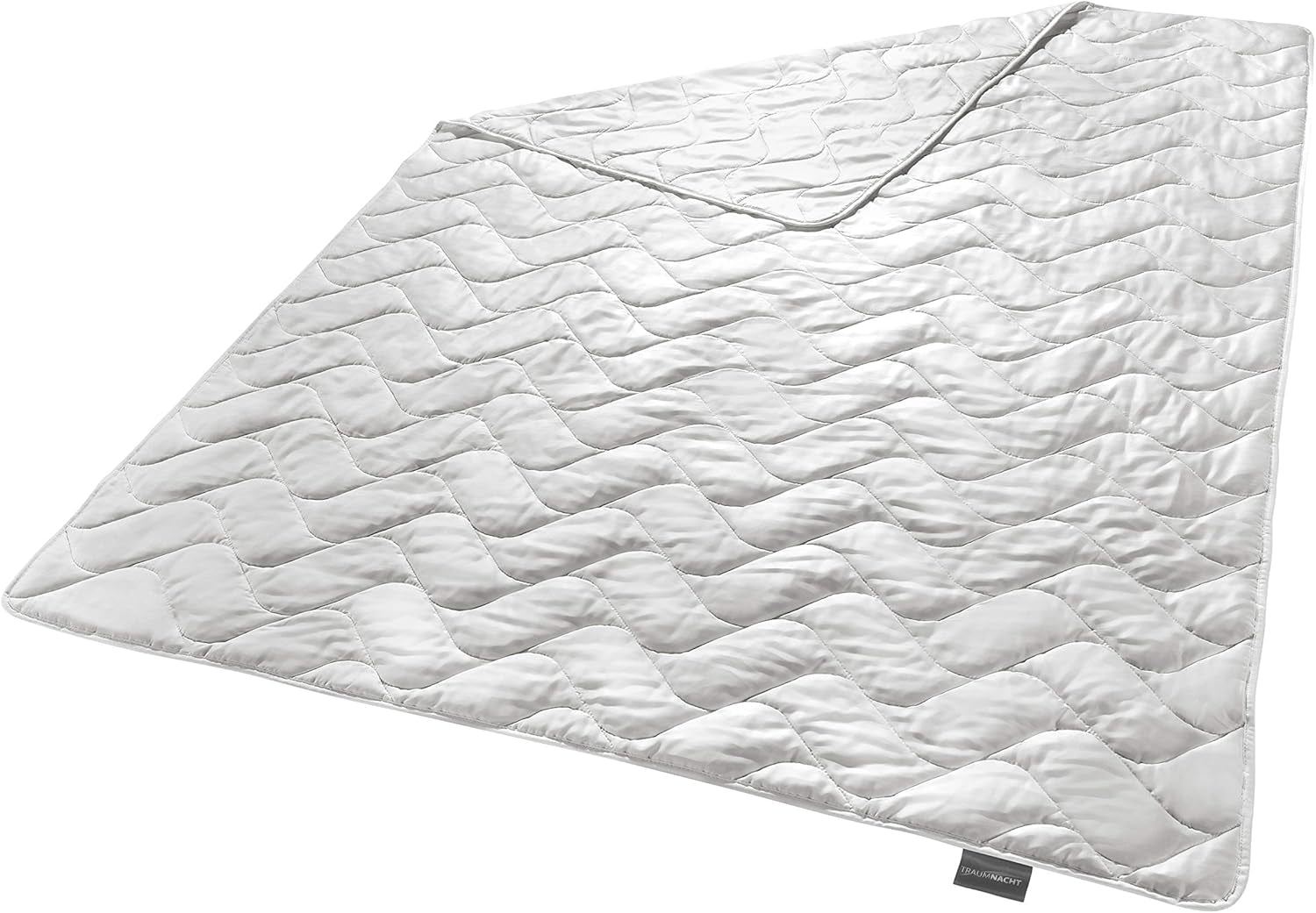 Traumnacht Exklusiv Piumino estivo leggero Realizzato in 100% seta selvatica, certificato Oeko-Tex, made in Germany, peso imbottitura: 550Gr, 135 X 200 Cm Piumini e trapunte Naty Shop