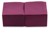 Saten Ser22104961 Cocktail, tovaglioli 20 X 20, 2 strati, piega 1/4, 100 tovaglioli, Punta-Punta, nero