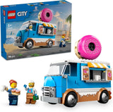 LEGO City Camion delle Ciambelle - Camion del Cibo Giocattolo con 2 Minifigure della Polizia - Giocattolo da Costruzione per Ragazzi e Ragazze 5+ - Idea Regalo per Compleanno e Festività 60452 Set da Costruzione Besuche den LEGO-Store Titolo predefinito