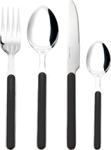 Besteck-Set Delice 16-Teilig Schwarz Cucina Naty Shop