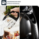 Macchina per caffè espresso con filtro Tefal Includeo, macchina per caffè espresso estremamente facile da usare, adatta per destrimani e mancini, apertura automatica del coperchio, 1,25 L, da 10 a 15 tazze, CM533811