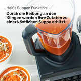 Braun Hochleistungsmixer Powerblend 9 JB9040 – Standmixer Mit Glas-Mixkrug, 18 Mixprogramme, 10 Geschwindigkeiten + Pulsefunktion, Heiße Suppen Funktion, Reinigungsprogramm, Stampfer, 1600 W, Schwarz Kitchen Naty Shop