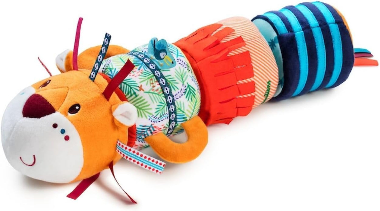 Lilliputiens - Rullo sonoro Jack Velcro - Gioco di attività colorato per neonati con diversi suoni e sonagli rimovibili - Stimola l'ascolto e le capacità motorie - A partire da 6 mesi - 83064 Baby Toys Naty Shop