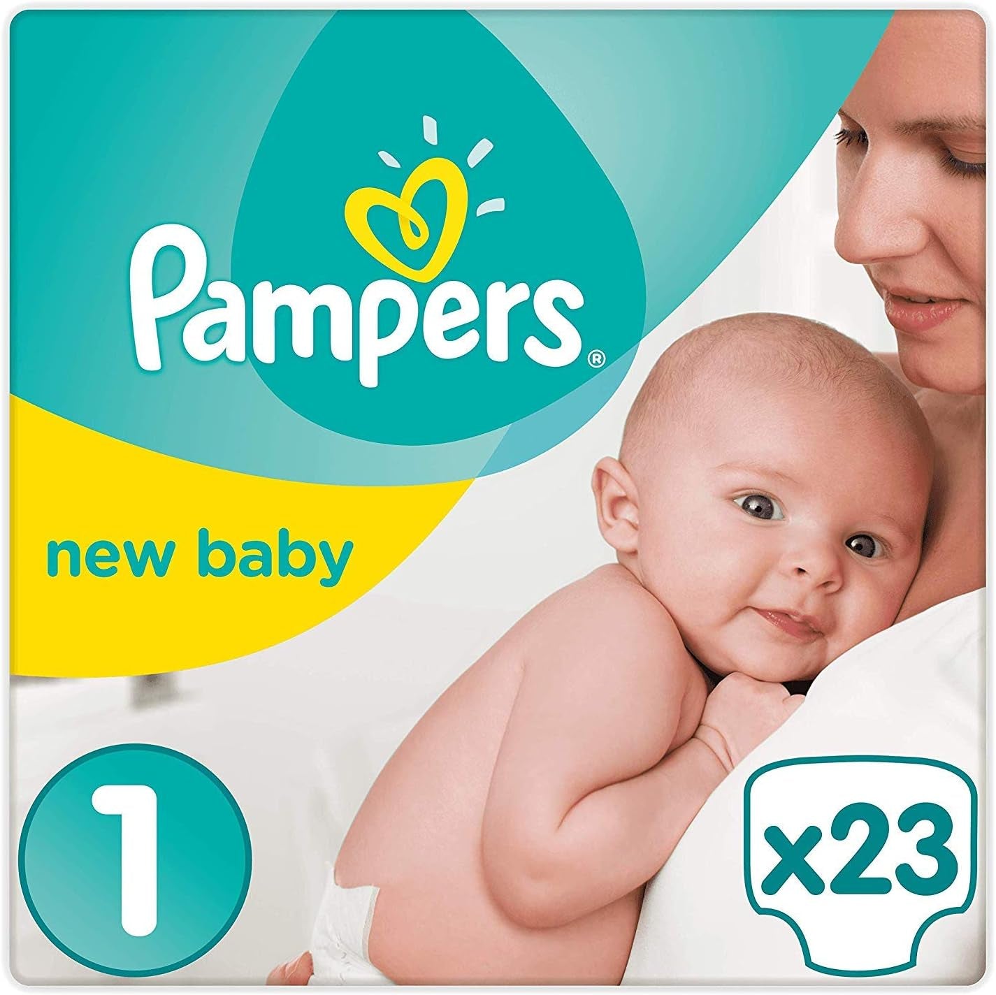 Pannolini Pampers Premium Protection New Baby, taglia 1 (neonato), 22 pezzi