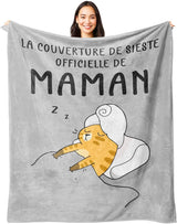 Coperta in flanella Juratar per papà - regalo per compleanno, festa del papà e Natale - 152 X 130 cm Letti e coperte Besuche den Juratar-Store Maman