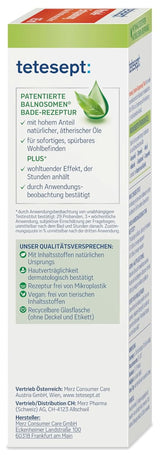 Tetesept Muskel, Additivo per bagno rilassante dopo lo sforzo fisico, 125 ml Doccia e bagno Naty Shop