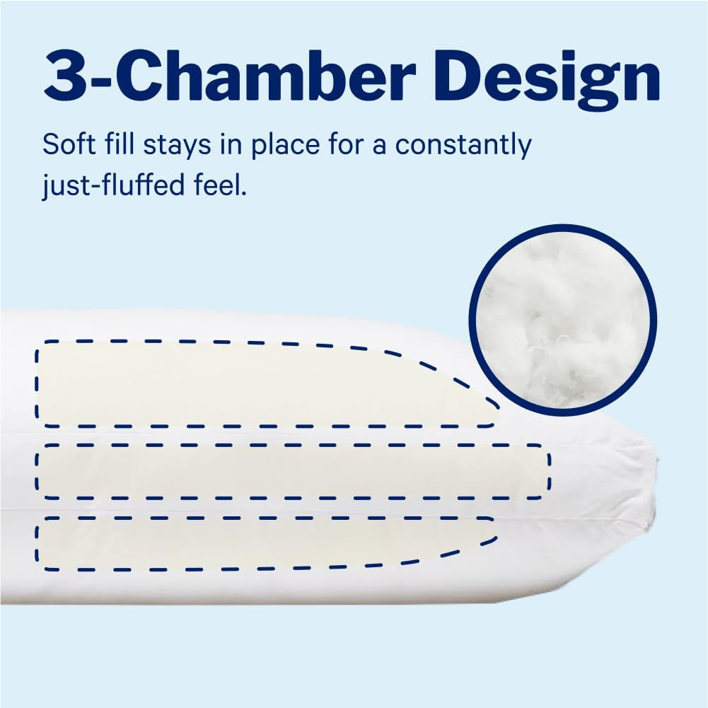 Casper Sleep Essential Pillow per dormire, King, White Naty Shop Cuscini standard