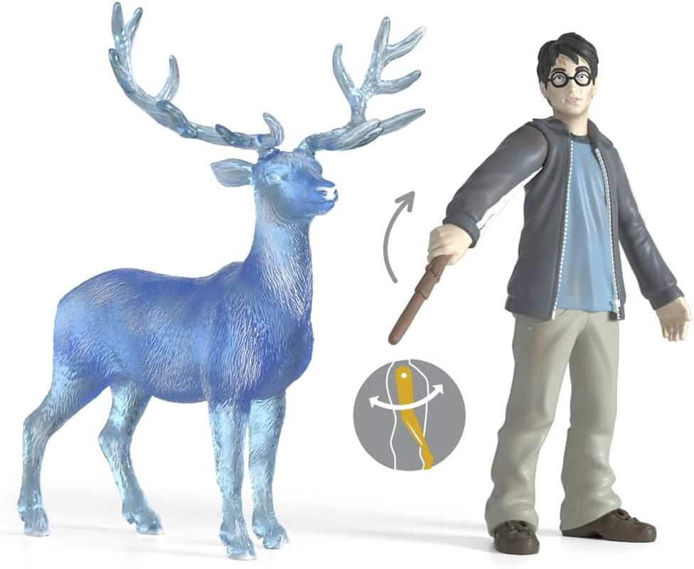 Schleich 42680 Harry Potter e Patronus, da 6 anni, HARRY POTTER - personaggio da gioco, 16 X 11 X 18 cm Action figures Naty Shop