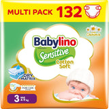 Pannolini per bambini sensibili, taglia 6, extra large (13-18 kg), 114 pannolini