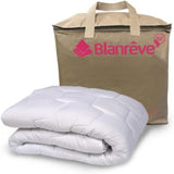 Morbida e calda coperta antiacaro per letto singolo, ecologica, bianca, 200 X 200 cm Piumini e Trapunte Naty Shop Bianco 140 X 200 Cm