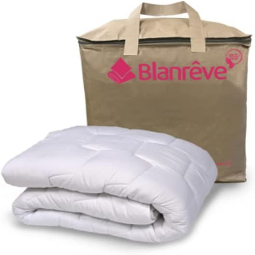 Morbida e calda coperta antiacaro per letto singolo, ecologica, bianca, 200 X 200 cm Piumini e Trapunte Naty Shop Bianco 140 X 200 Cm
