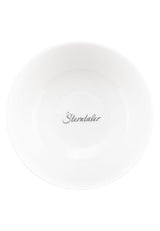 Set di stoviglie in porcellana Sterntaler dal design rustico - Set di stoviglie con base in silicone antiscivolo e rimovibile - Stoviglie per neonati e bambini con piatto, ciotola da 400 ml e tazza da 200 ml, bianco