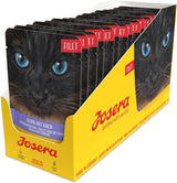 JOSERA Filetto di pollo e vitello (16 x 70 g) | Adulto | Cibo umido premium per gatti adulti | Pollo e vitello con filetto di pollo al 40% | Niente cereali | Cibo umido per gatti in sacchetto salvafreschezza | Confezione da 16