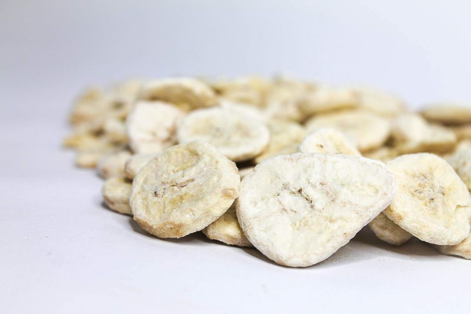 Banana a fette liofilizzate 100g - chips di banana liofilizzata - frutta secca liofilizzata - fette di banana essiccata per decorazioni, snack, frullati e dessert Prodotti disidratati Naty Shop