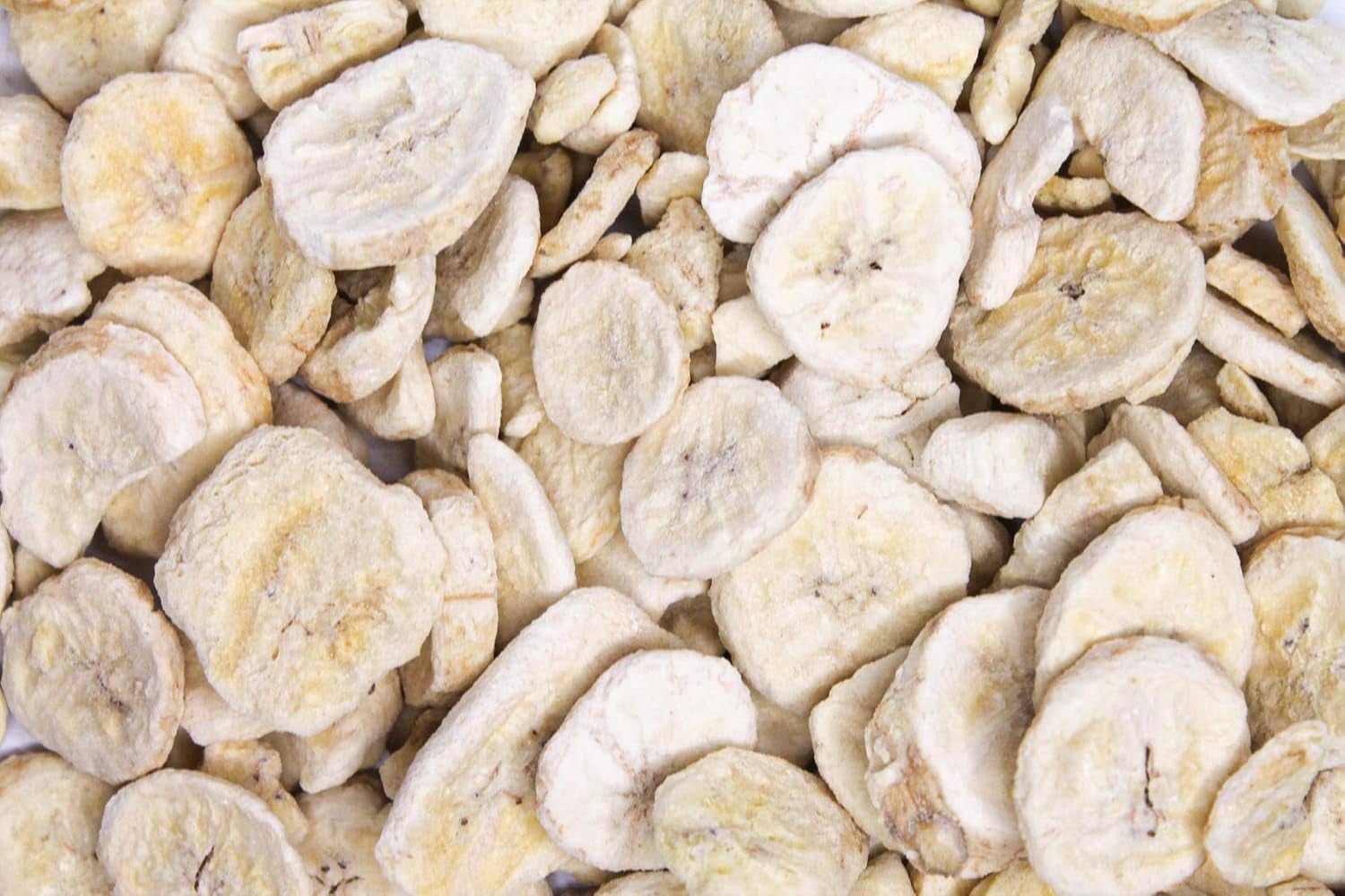 Banana a fette liofilizzate 100g - chips di banana liofilizzata - frutta secca liofilizzata - fette di banana essiccata per decorazioni, snack, frullati e dessert Prodotti disidratati Naty Shop
