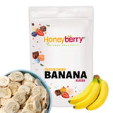 Banana a fette liofilizzate 100g - chips di banana liofilizzata - frutta secca liofilizzata - fette di banana essiccata per decorazioni, snack, frullati e dessert Prodotti disidratati Naty Shop 100G