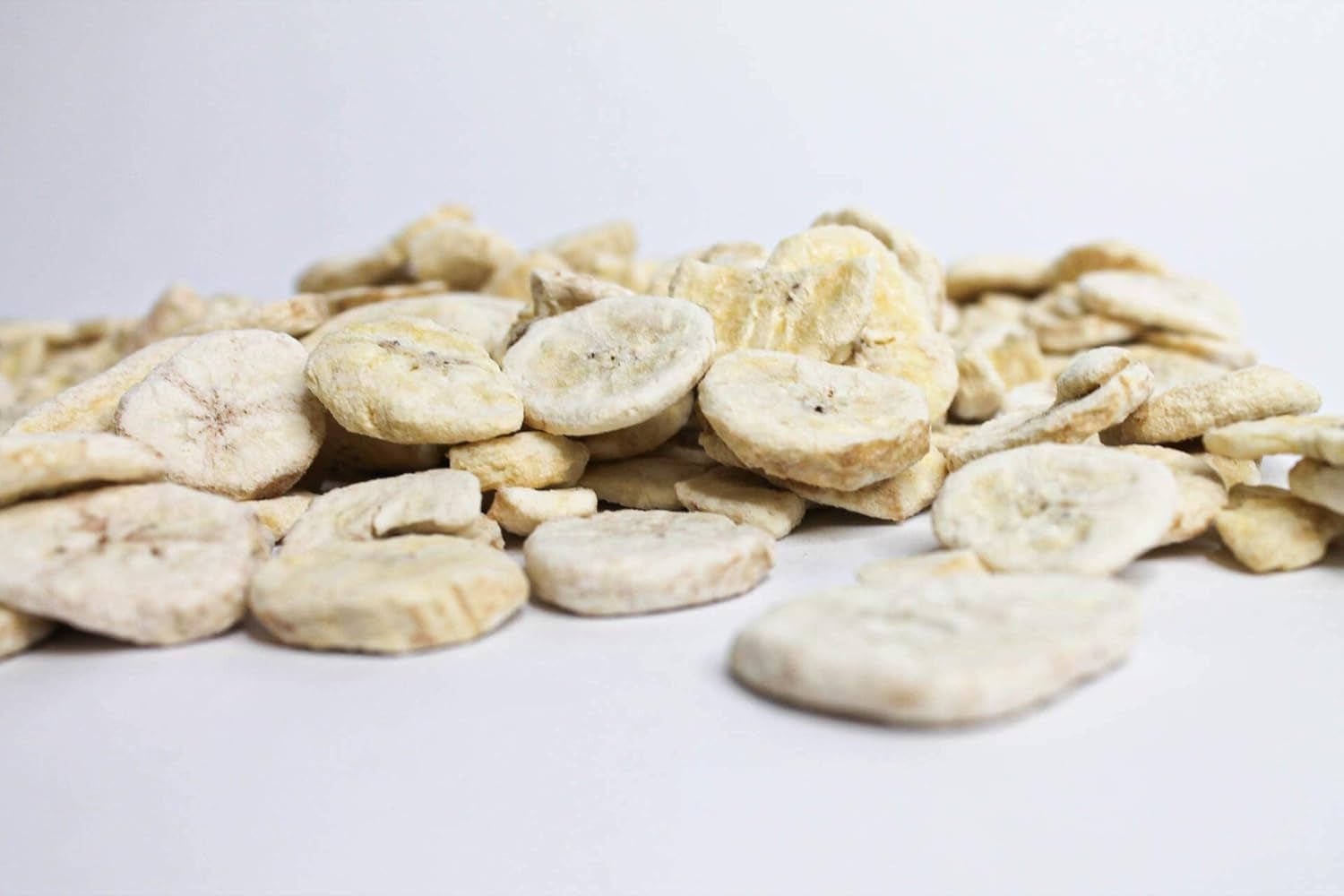 Banana a fette liofilizzate 100g - chips di banana liofilizzata - frutta secca liofilizzata - fette di banana essiccata per decorazioni, snack, frullati e dessert Prodotti disidratati Naty Shop