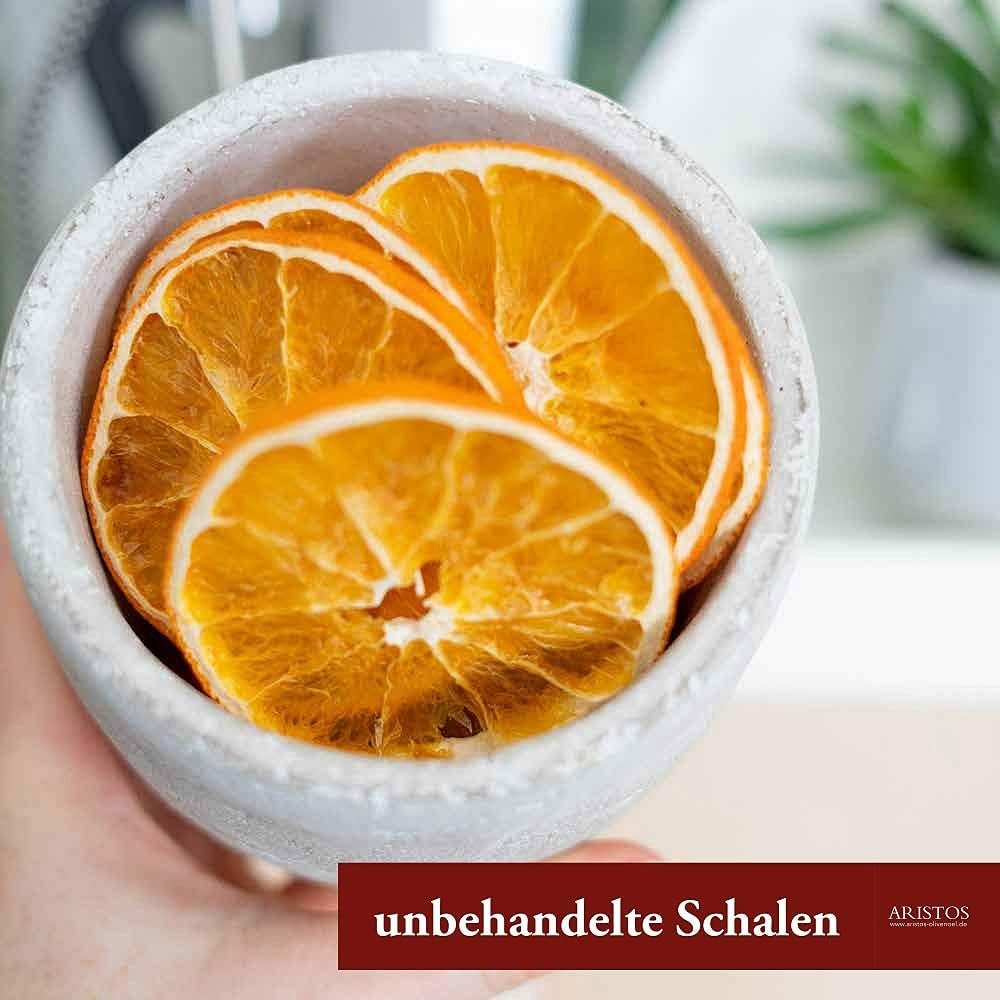 Fette di frutta secca - fette d'arancia per cocktail e tè freddi, tè, vin brulè o succhi di frutta e punch per bambini Prodotti disidratati Naty Shop