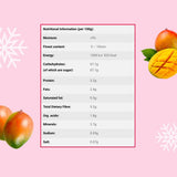Fette di mango liofilizzato 100g - chips di mango liofilizzato - frutta secca liofilizzata - frutta liofilizzata, mango essiccato per decorazione, snack, frullati, dessert Prodotti disidratati Naty Shop