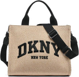 Borse tote DKNY Hadlee Md da donna Naty Shop da donna Naturale/nero