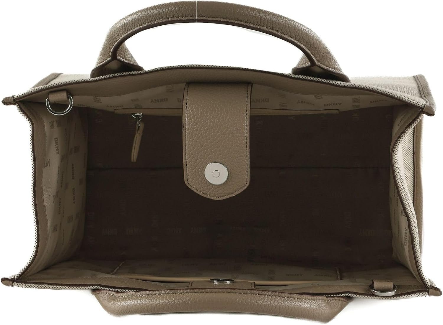Borsa a tracolla media DKNY Carol da donna, borse multiuso naturali da donna Naty Shop