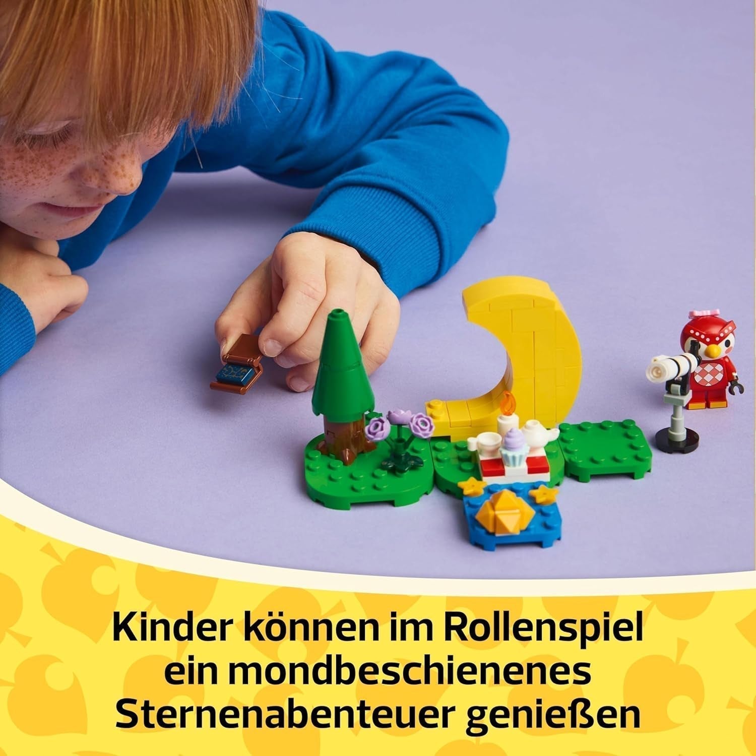 LEGO Animal Crossing Osservare le stelle con Eufemia, Set da costruzione per bambini, Set di videogiochi di ruolo fantasioso, Giocattolo per bambine e bambini di 6 anni, Figura animale giocattolo 77053 Set da costruzione Besuche den LEGO-Store
