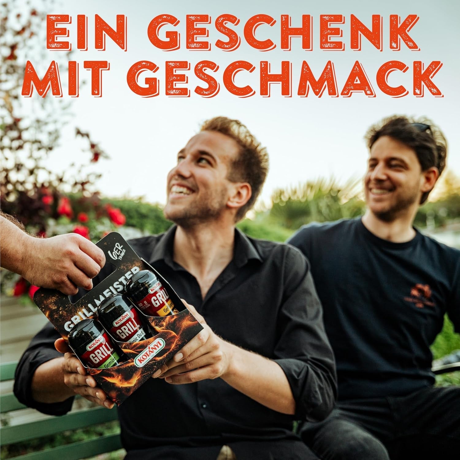 KOTÁNYI Set regalo spezie per griglia - 6er Carrier - Regali per uomo - Grill Zubehör & Spice Set für jedes BBQ - Grill Zubehör inkl. Polvere magica - [Jetzt Geburtstagschenken für Männer bestellen!]