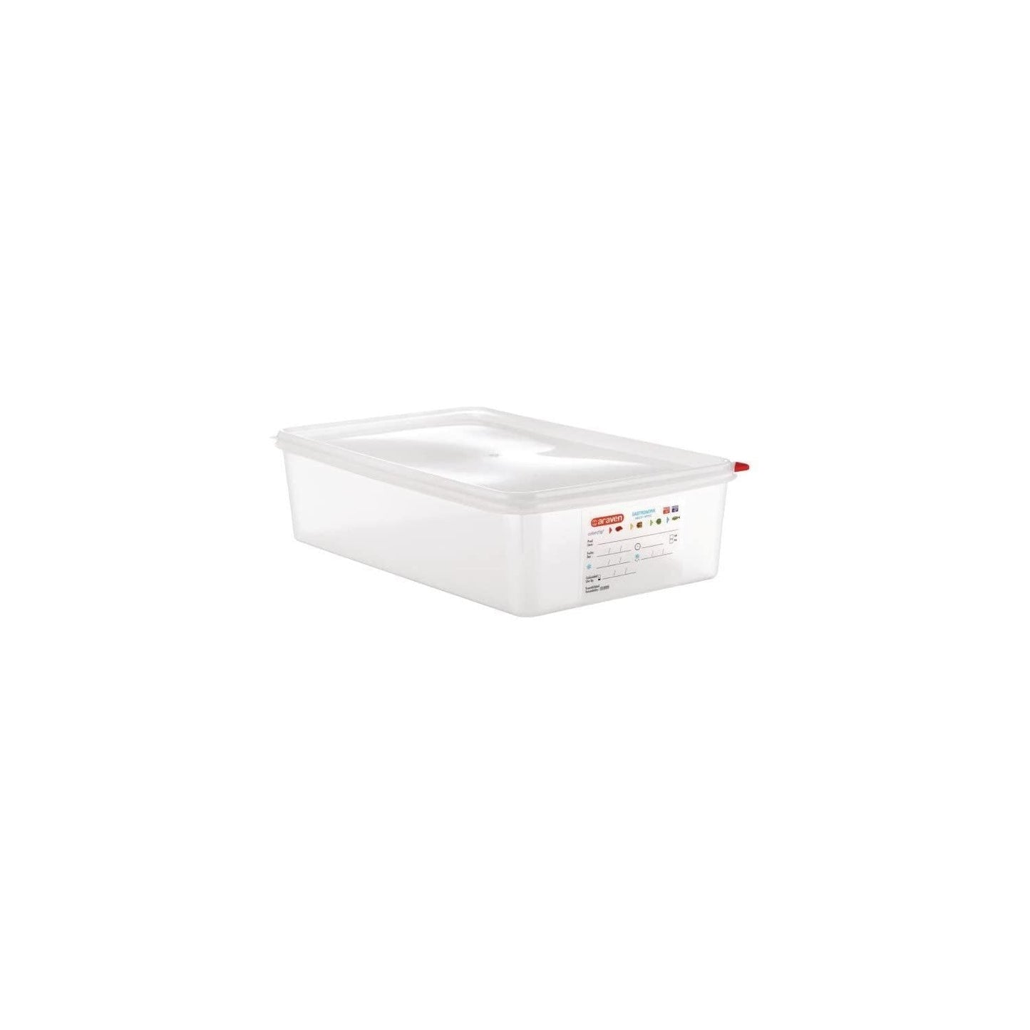 Contenitore per alimenti GN1/1 con coperchio 13,7 L, 100(A) x 530(L) x 325(P) mm Scatole per alimenti Naty Shop 100(A) X 530(L) X 325(P)Mm
