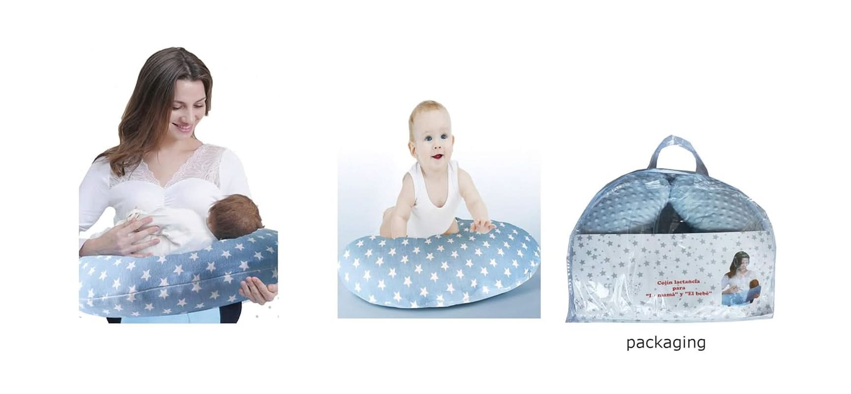 4108-12 Fodera e imbottitura per cuscino da allattamento, 50 x 60 cm Accessori Alimentazione e Allattamento Bebe Naty Shop