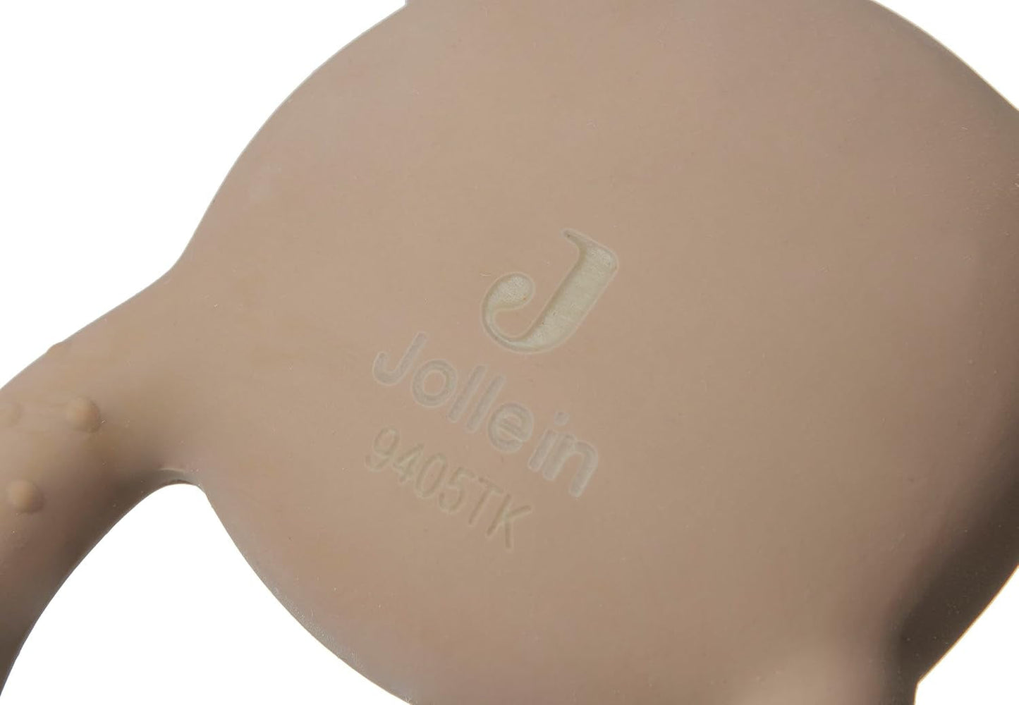 Jollein 101-001-67008 Anello da dentizione in gomma naturale Orsetto biscotto