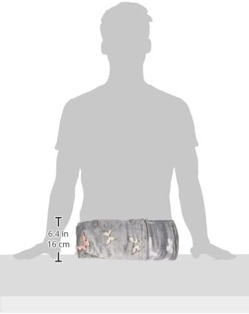 Kanguru Copriletto Glow Coperta Glow in the Dark Coperta Farfalla Coperta Morbida 130X150Cm Copridivano Luminoso. Coperta per bambini Glow in the Dark, grigia Letti e coperte Besuche den Kanguru-Store