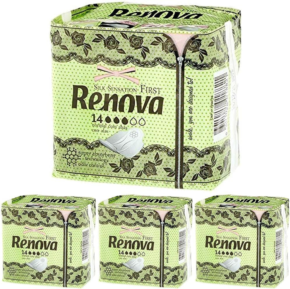 Rinnova i primi impacchi normali con le ali | 14 compresse | Ultra sottile e super assorbente