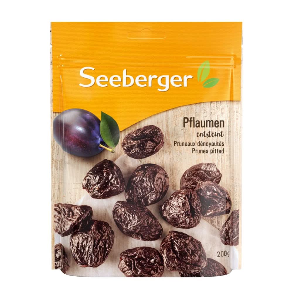Seeberger Prugne Extra Large Gustose della Migliore Qualità - Molto Dolci e Aromatiche 13 x 125 Grammi Naty Shop Prodotti Disidratati 13 x 200 Grammi
