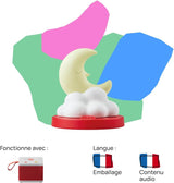 Figura sonora - Racconti serali - Fiabe e racconti sonori - Giocattolo, contenuti educativi, bambini 3 - 5 anni, versione francese Jucarii Bebe Naty Shop