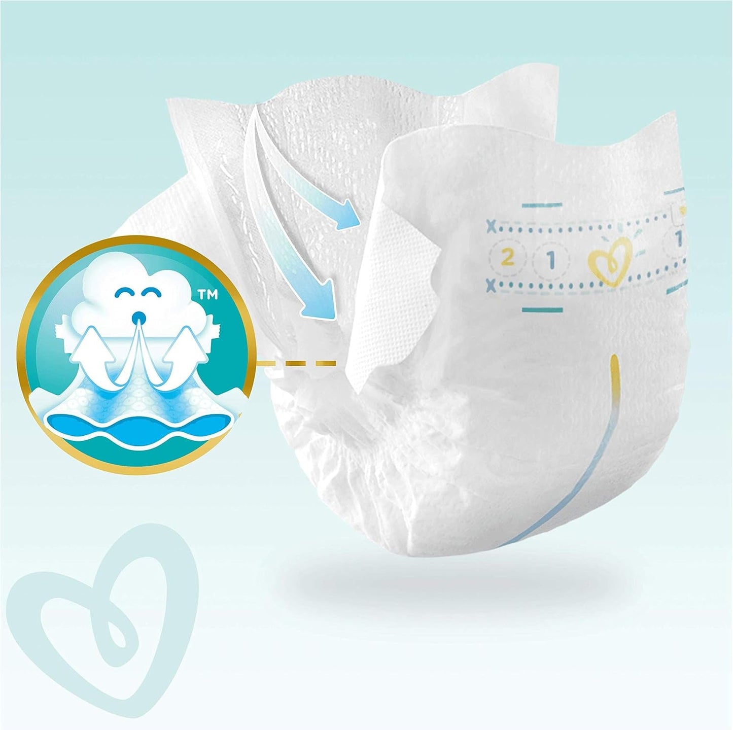 Pannolini Pampers Premium Protection New Baby, taglia 1 (neonato), 22 pezzi