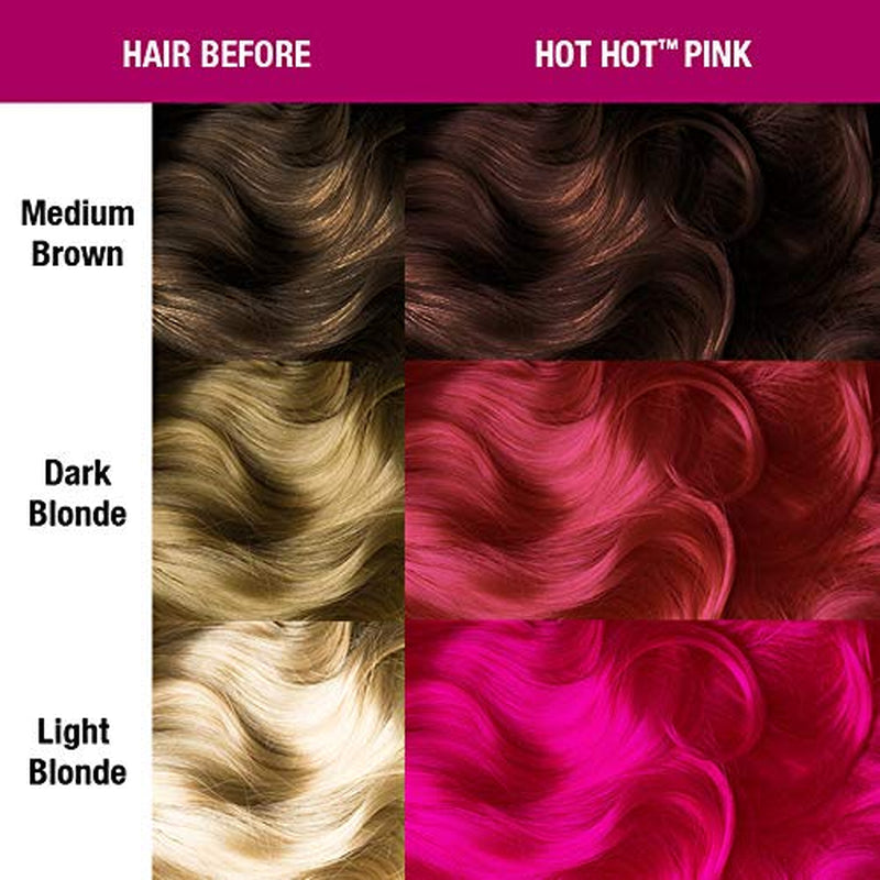 Tintura Per Capelli Semi Permanente Manic Panic Hot Hot Pink Crema Classica Vegano Cruelty Free 118ml Naty Shop Tinture Per Capelli