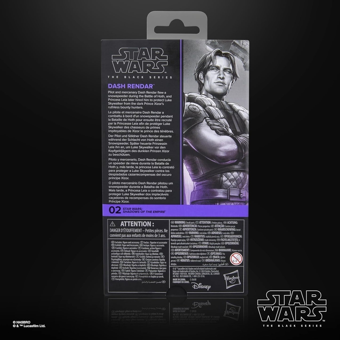 Star Wars Black Series Dash Rendar, Star Wars: Shadows of the Empire Figura da collezione (15 cm) Action figures Naty Shop