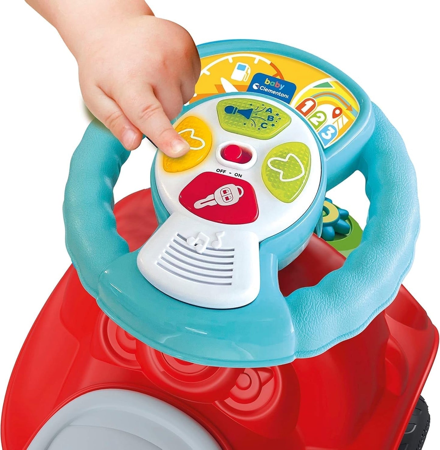 Clementoni - 17747 - Nicolò Go Go 3 in 1 - Macchinina, altoparlante elettronico didattico, primi passi, luci e suoni, gioco per bambini da 1 anno - Made in Italy Bebe Toys Naty Shop