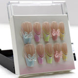 9 colori adesivi per unghie francese adesivi per unghie francese autoadesivo del chiodo foil french unghie gradiente adesivi punta francese adesivi per unghie arte del chiodo nail design adesivi accessori per unghie