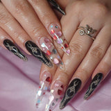 Makartt Poly Nail Extension Gel - 50 ML Extension Builder acrilico Poly Nägel Aufbaugel Extender Gel per gelnägel per Nagelverlängerung, Nagelstärkung, Nail Art Dekoration(Trasparente)