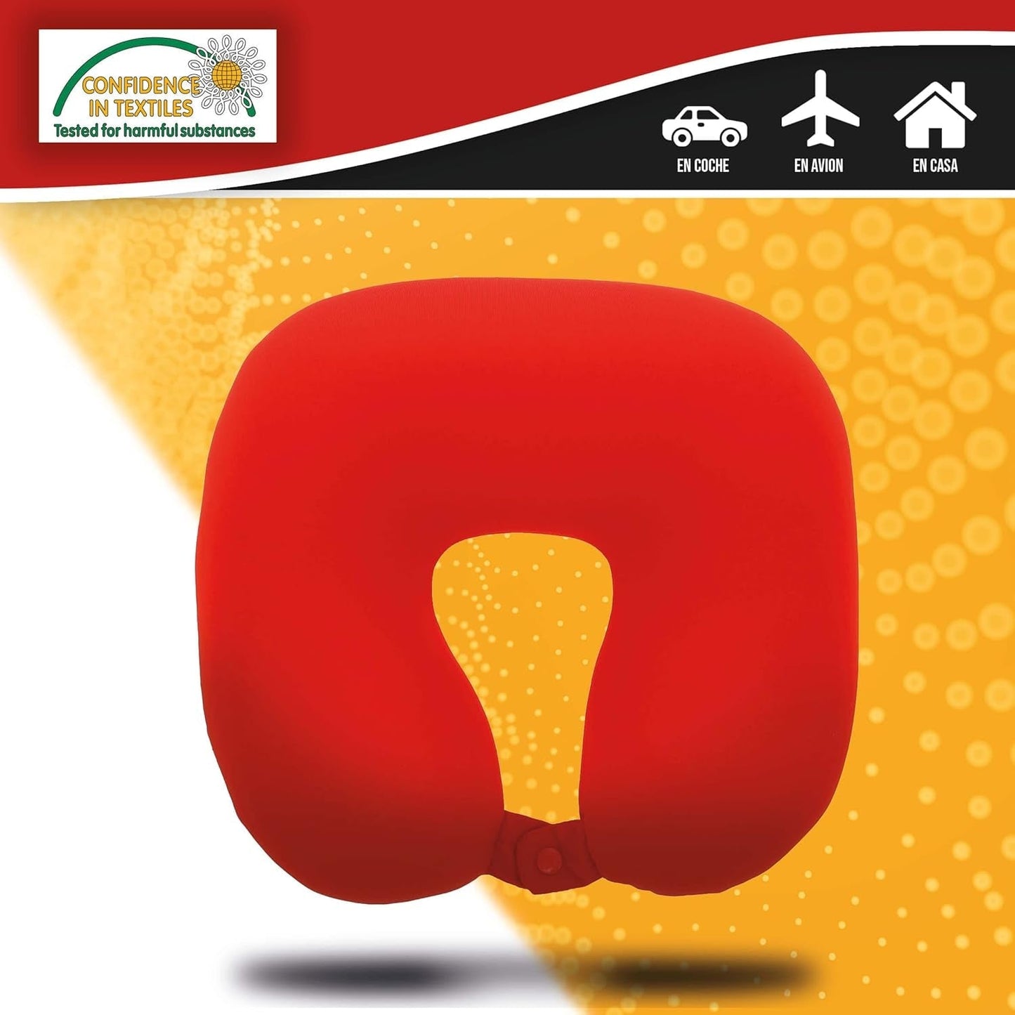 Sumex Cuscino Da Viaggio Cuscino Per Il Collo Per Bambini E Adulti A Forma Di U Ultra Morbido Lavabile Ideale Per I Viaggi Cuscini Da Viaggio Rossi Naty Shop