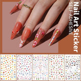 FANDAMEI Pinsel Für Gelnägel, 15 pz Nagel Pinsel, 5 Blätter Nagelsticker, Strasssteine ​​​​Nägel, Nageldesign Set, Nageldesign Zubehör, Nail Art Pinsel Set, Nailart Pinsel und Dekorationen Set