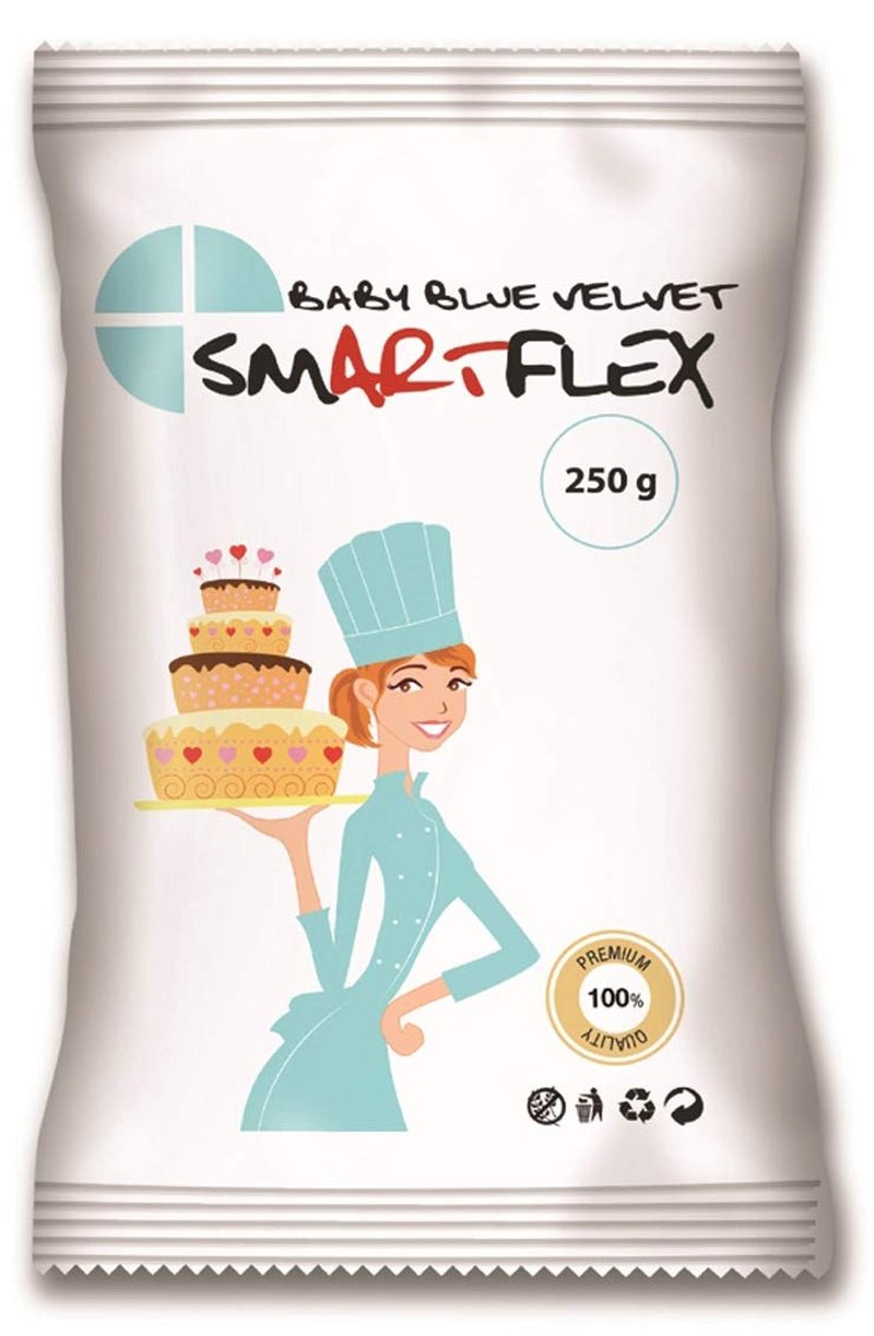 Fondant Baby Blue Velvet, 250 g Pasta di zucchero Naty Shop Titolo predefinito
