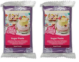 Fondant arrotolato FunCakes Royal Purple: facile da usare, liscio, flessibile, morbido e modellabile, perfetto per decorare le torte. Senza Glutine 250g (Confezione da 2) Naty Shop Pasta di Zucchero Royal Purple 250G (Confezione da 2)