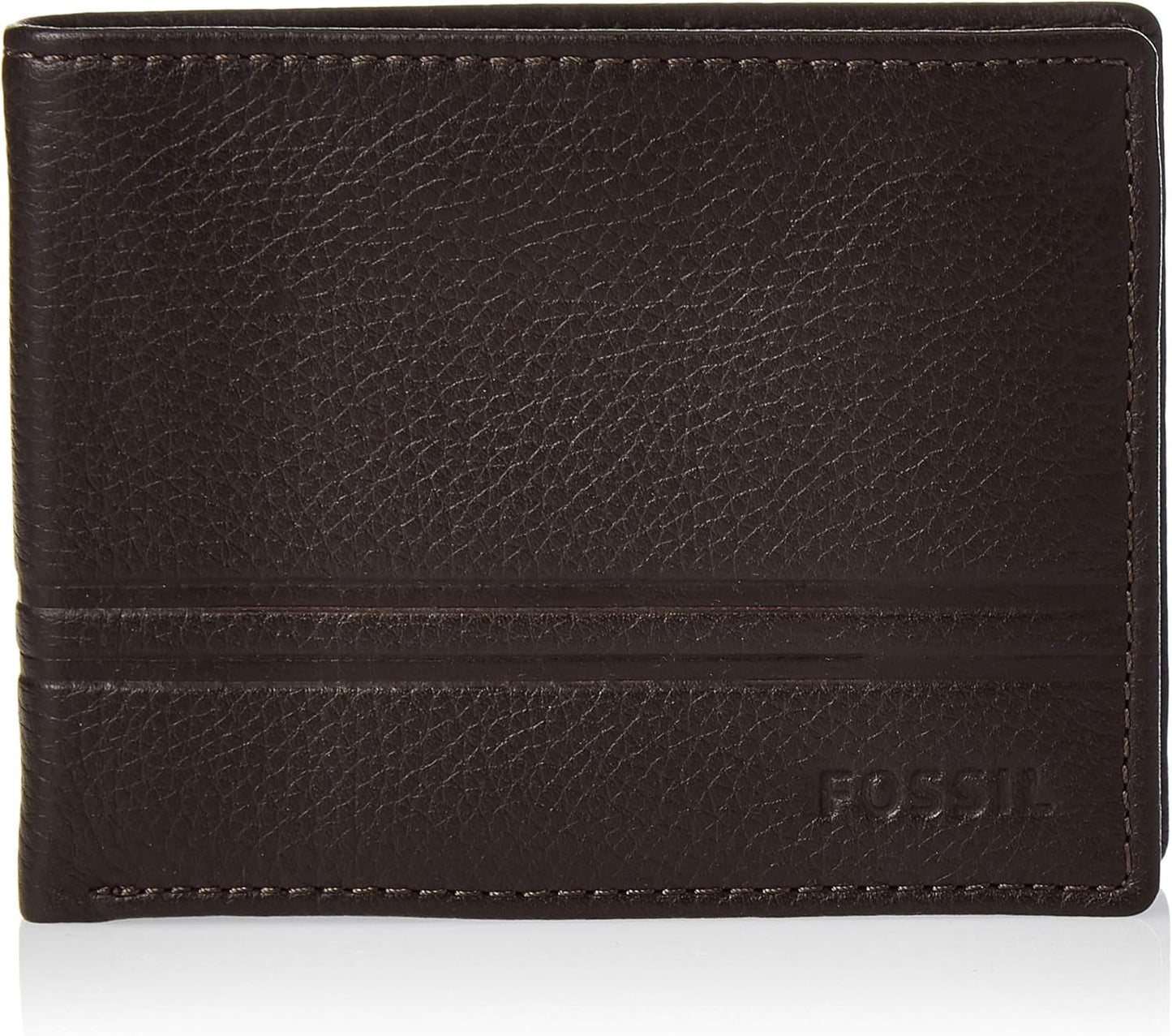 Fossil Wilder Flip Id da uomo Accessori da viaggio bifold Portafoglio bi-fold Portafoglio da uomo Naty Shop Wild Marrone scuro Taglia unica adatta a tutti