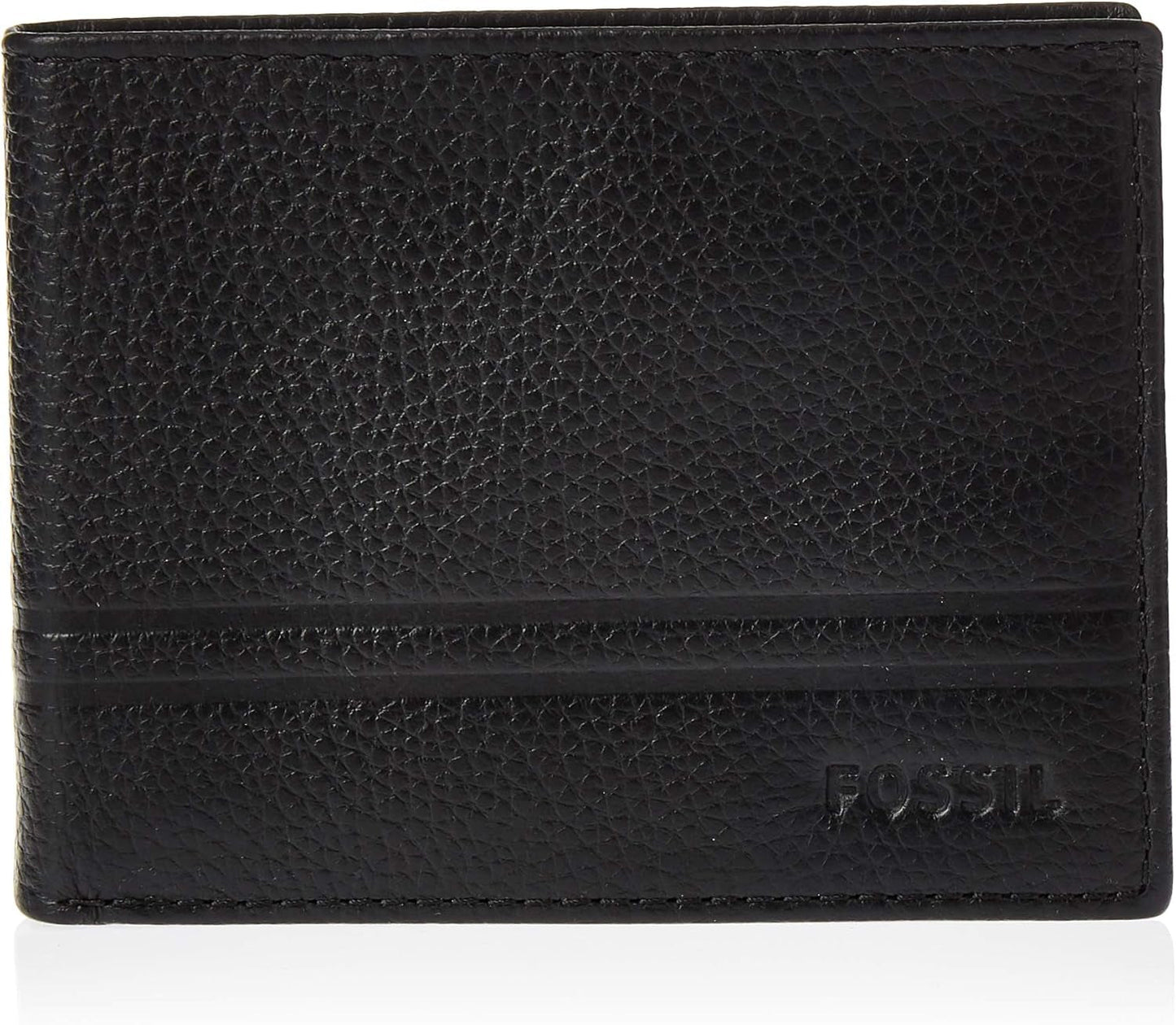 Fossil Wilder Flip Id da uomo Accessori da viaggio bifold Portafoglio bi-fold Portafoglio da uomo Naty Shop Nero Wild Taglia unica per tutti