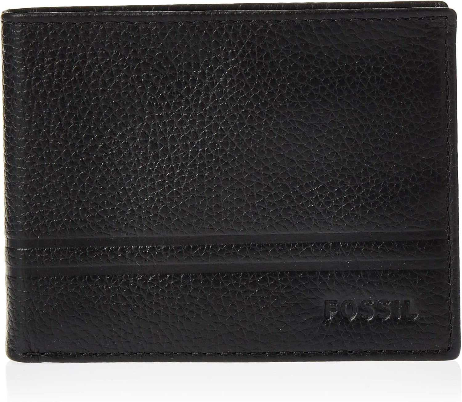 Fossil Wilder Flip Id da uomo Accessori da viaggio bifold Portafoglio bi-fold Portafoglio da uomo Naty Shop Nero Wild Taglia unica per tutti