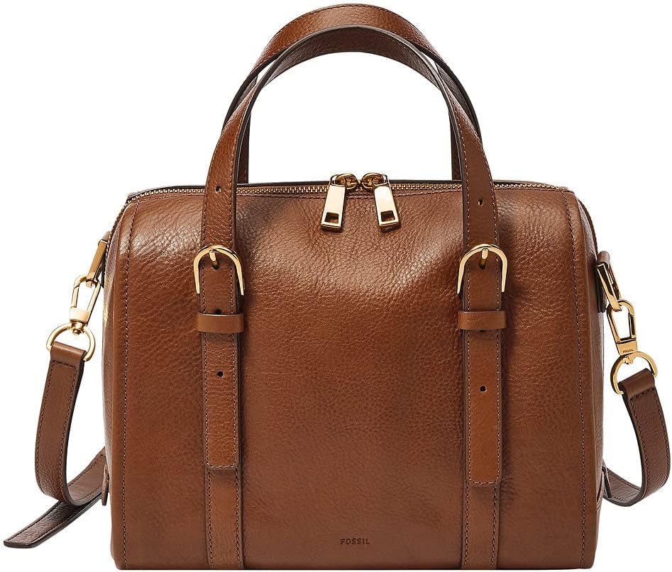 Fossil Carlie Satchel Borse da donna Naty Shop Marrone