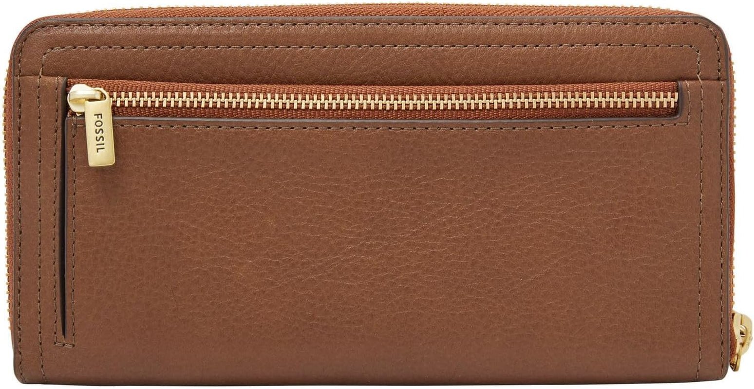 Orologio Fossil Logan RFID Pochette con cerniera Portafoglio 19,7 cm L x 1,9 cm L x 10,2 cm A Borse da donna Naty Shop