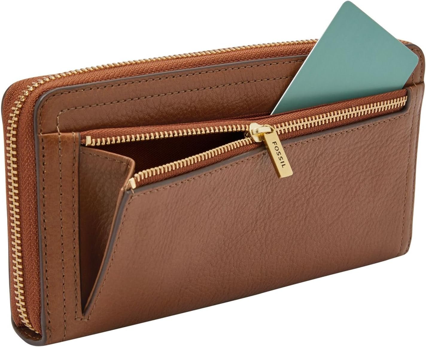 Orologio Fossil Logan RFID Pochette con cerniera Portafoglio 19,7 cm L x 1,9 cm L x 10,2 cm A Borse da donna Naty Shop